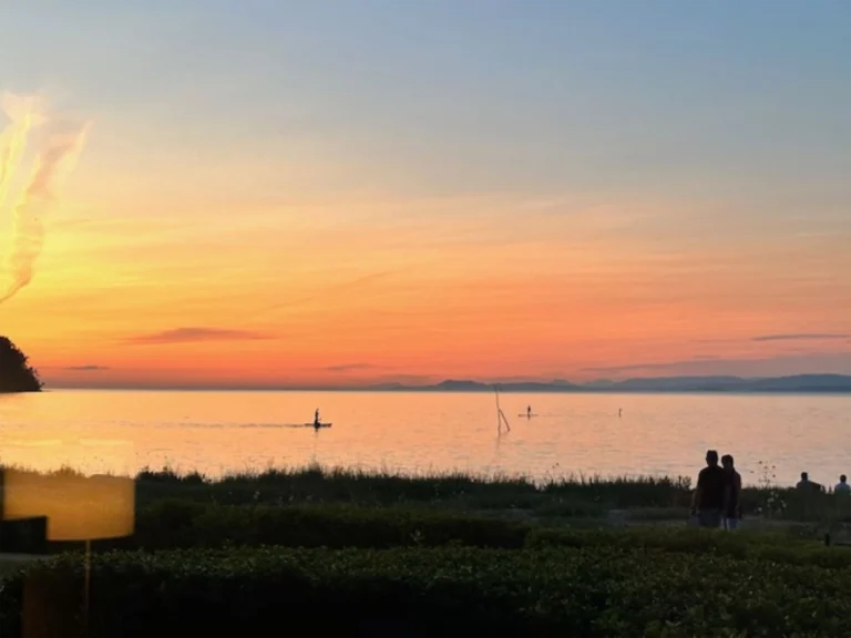 Sunset at Parksville Beach