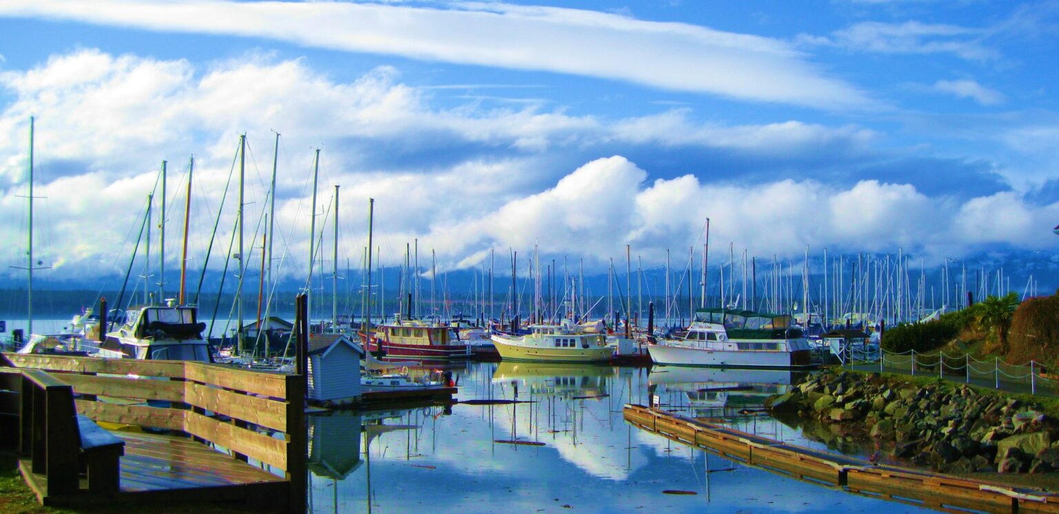 Boats at the Comox docks