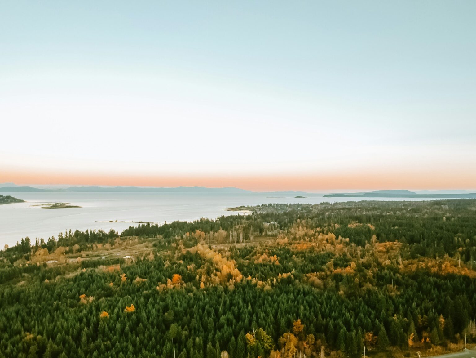 Courtenay at sunset