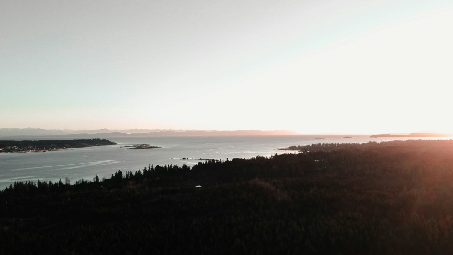 Sunset over Courtenay