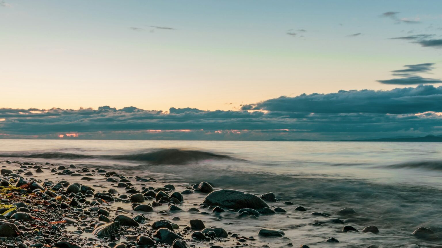 Sunset at Rathtrevor Beach, Parksville